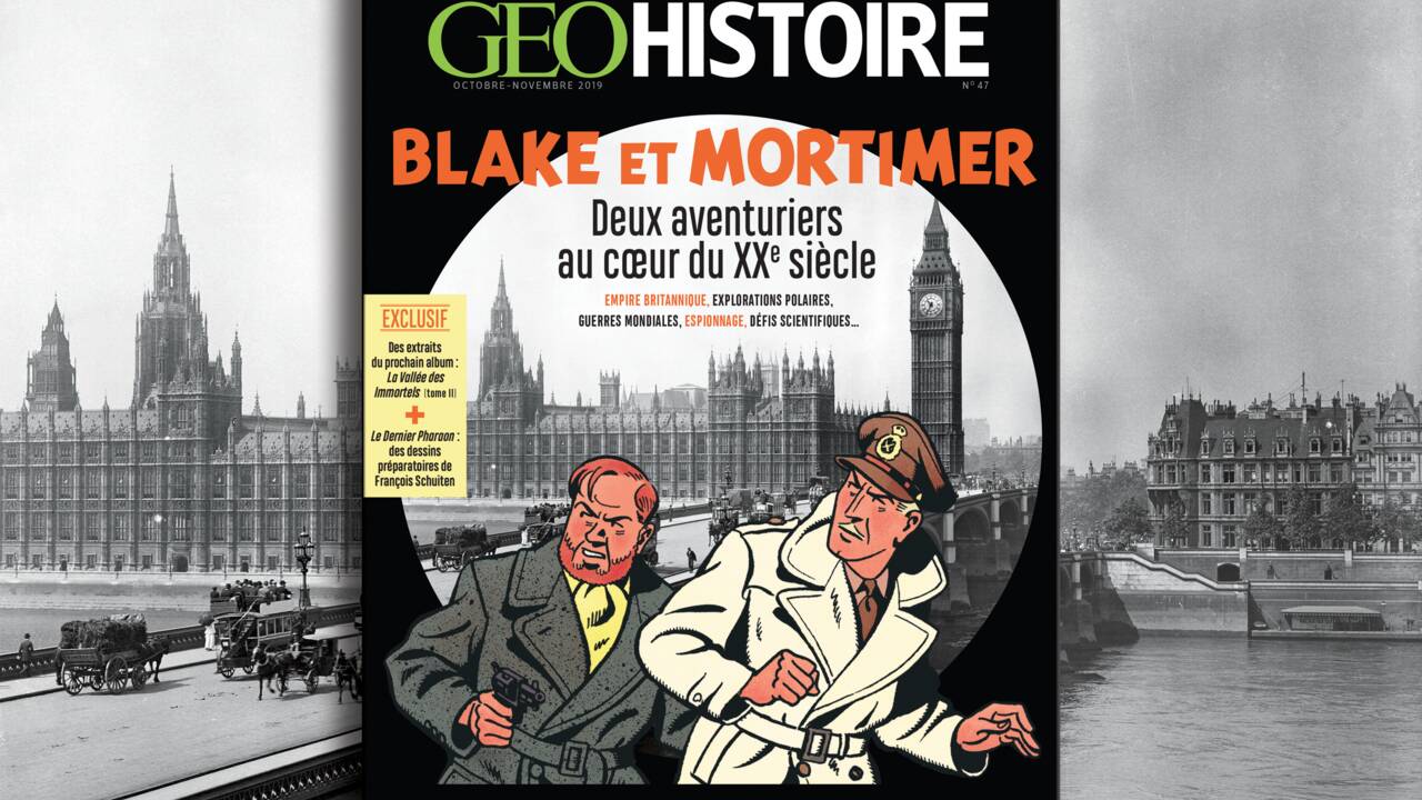 Blake et Mortimer : deux aventuriers au cœur du XXe siècle dans le nouveau GEO Histoire