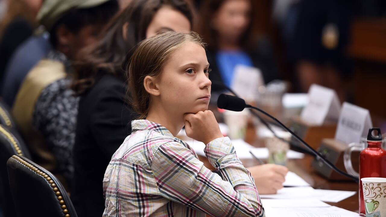 "Je veux que vous agissiez": Greta Thunberg interpelle le Congrès américain sur le climat
