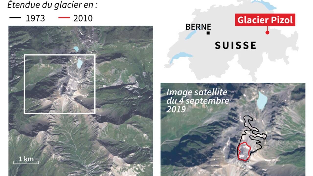 En Suisse, funérailles en montagne pour un glacier disparu