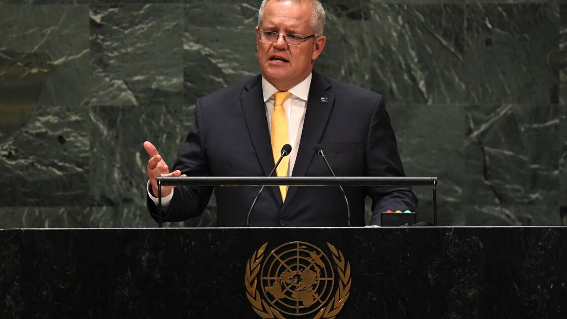 Climat: le Premier ministre australien balaie les critiques à l'ONU