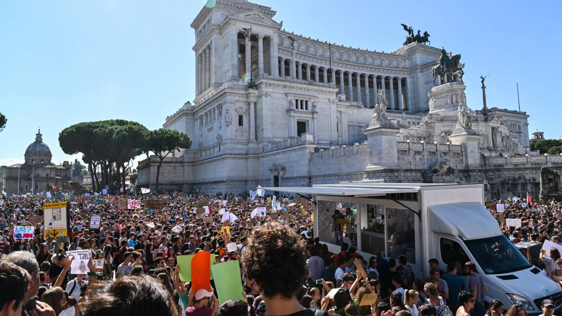 Grève pour le climat: la jeunesse italienne se mobilise