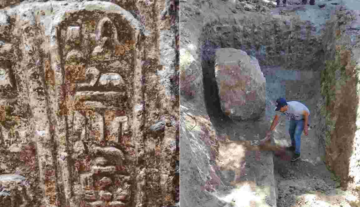 Les ruines d'un temple vieux de 2200 ans découvertes par hasard en Egypte