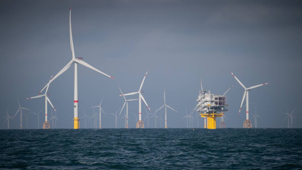 Au large de la côte belge, des éoliennes gagnent en puissance