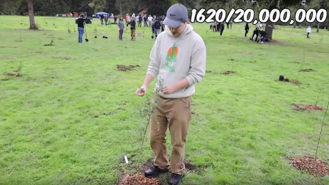 Un célèbre Youtubeur mobilise sa communauté pour la reforestation