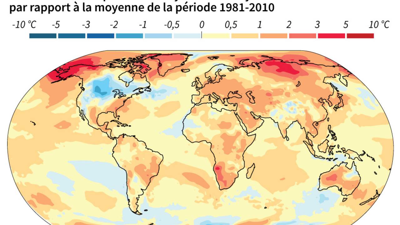 Climat: une décennie de chaleur record, sans inversion de tendance