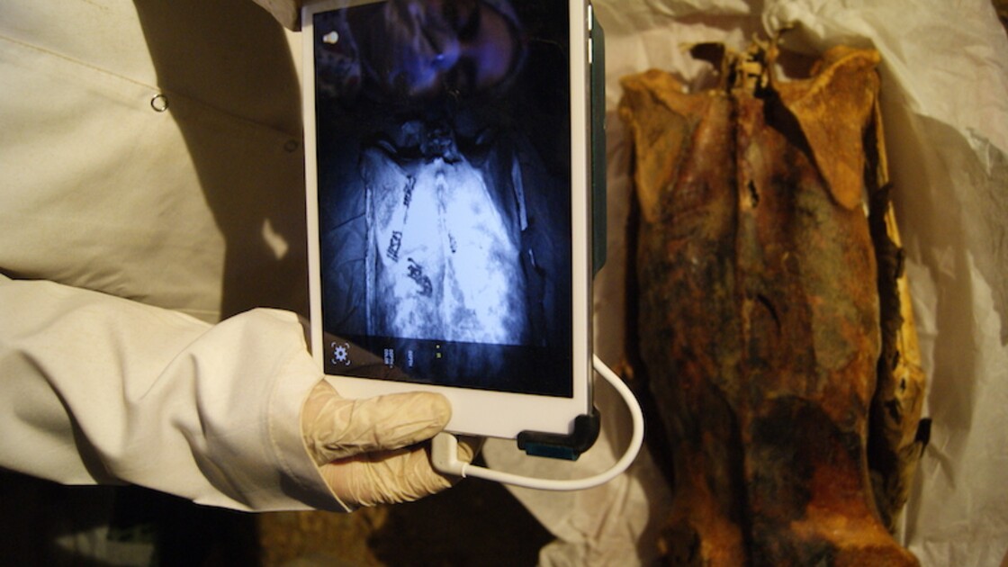 Des images infrarouges révèlent des tatouages vieux de 3000 ans sur des momies égyptiennes