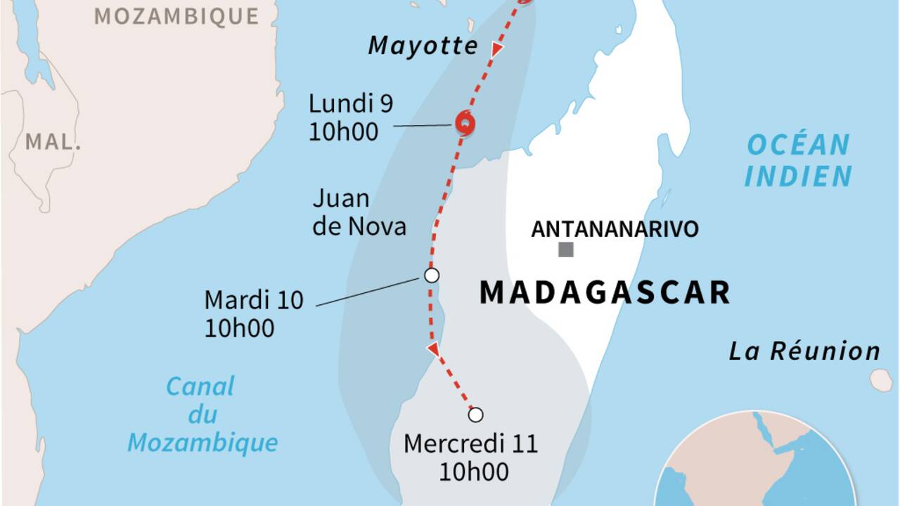 Madagascar: le cyclone Belna fait au moins 2 morts