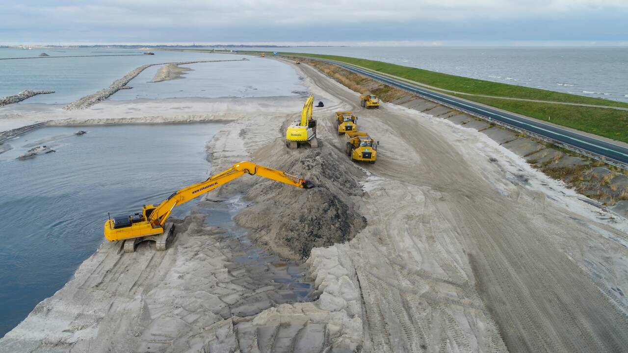 Le sable, nouvel allié des Pays-Bas dans leur combat contre la montée des eaux