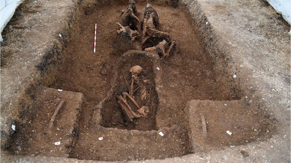 Une tombe celte vieille de 2200 ans révèle un chariot et un bouclier exceptionnel en Angleterre
