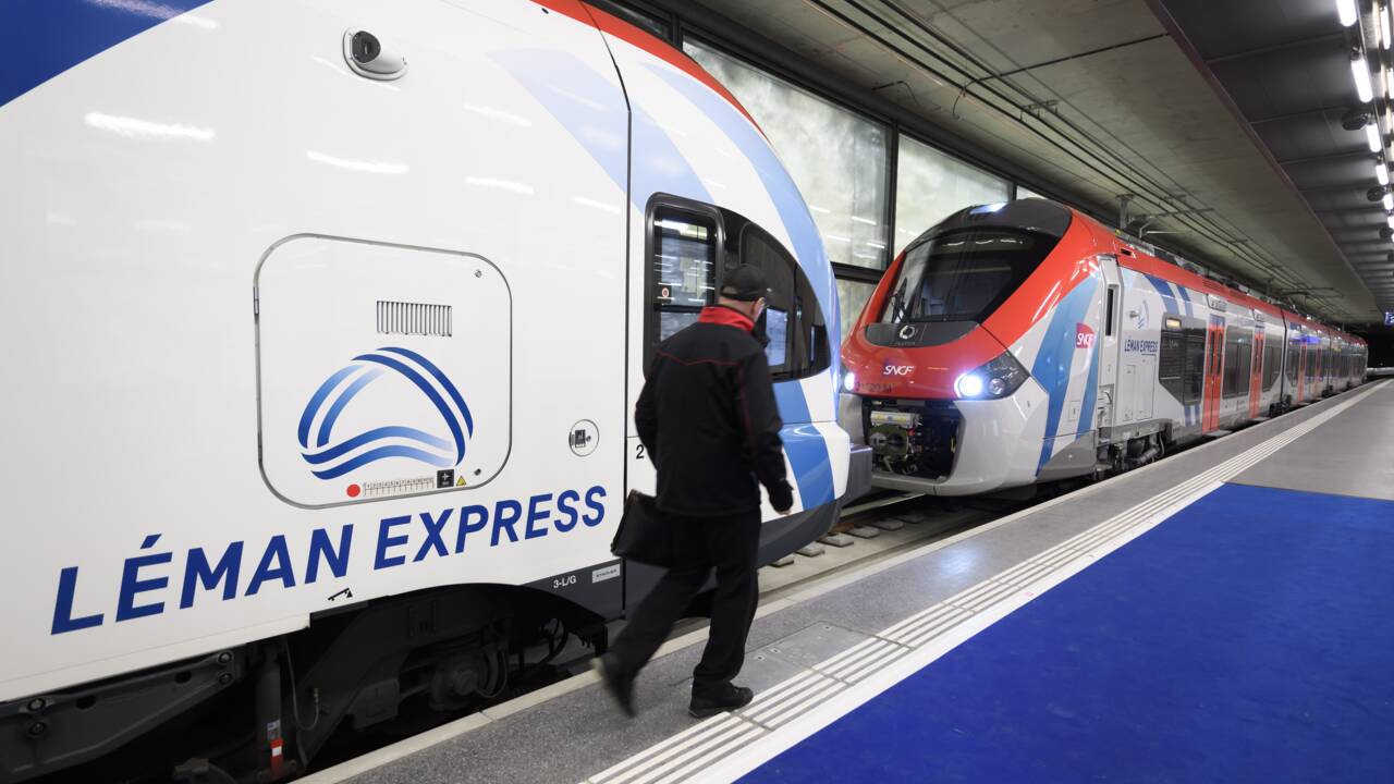 Inauguration d'un "train d'union" transfrontalier entre Genevois et Savoie