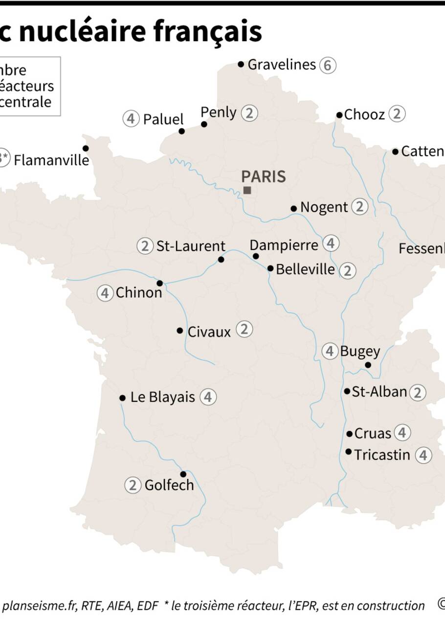 Seine-Maritime: incident de niveau 2 à la centrale nucléaire de Penly
