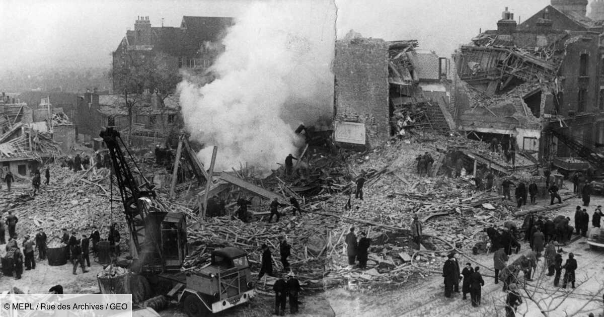 Seconde Guerre mondiale : quand Londres était ravagée par les bombes volantes des nazis - Geo.fr