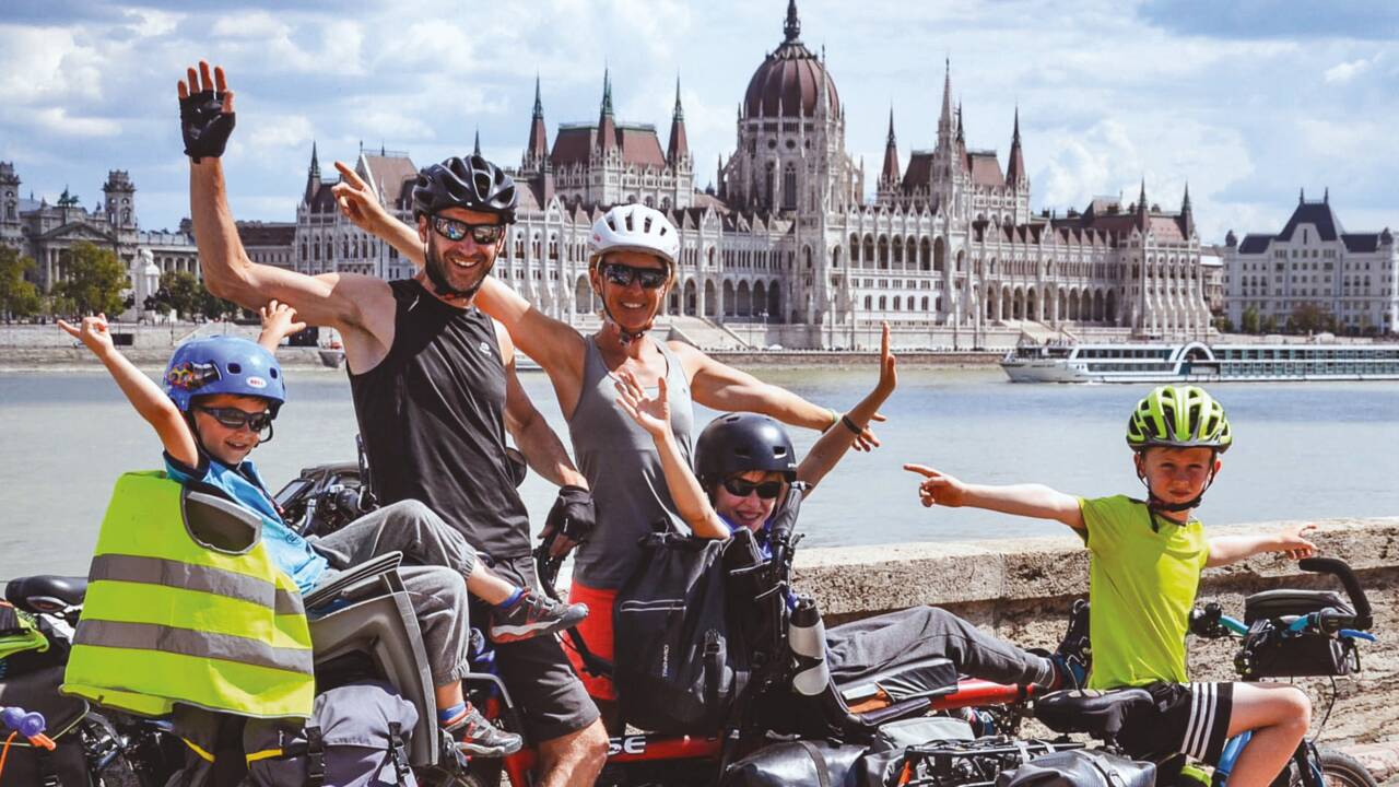 Ils ont fait Munich-Budapest à vélo et en famille : « Nous sommes fiers d'avoir dépassé les obstacles ! »