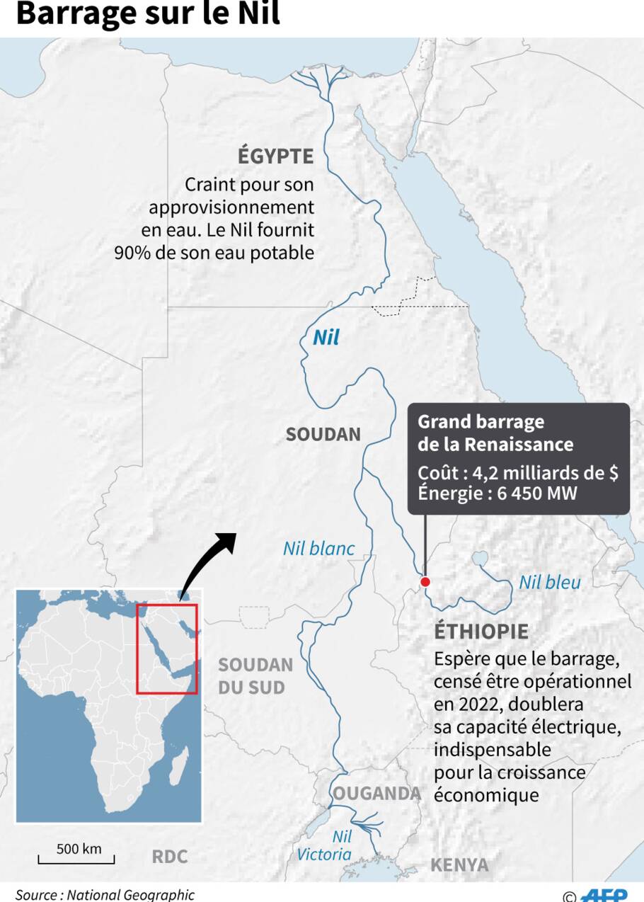 Barrage sur le Nil : Egypte, Ethiopie et Soudan esquissent un compromis