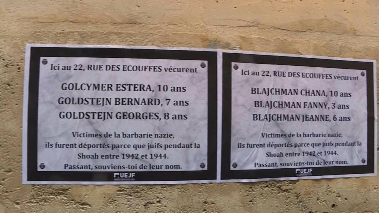 A Paris, des affiches dans les rues pour se souvenir des enfants juifs déportés