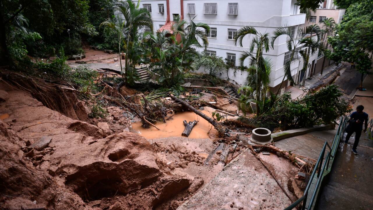 Brésil: nouveau déluge dans le sud-est, Belo Horizonte inondée