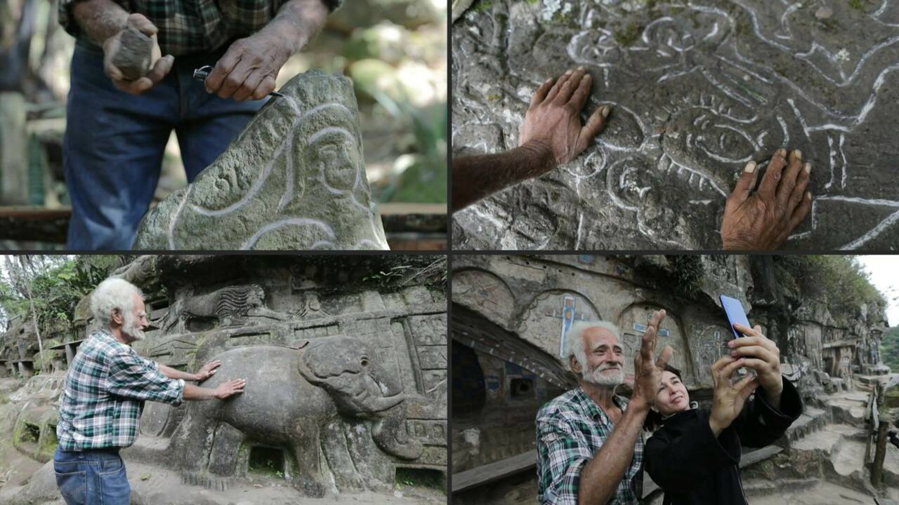 Au Nicaragua, avec le vieil homme qui sculptait la montagne