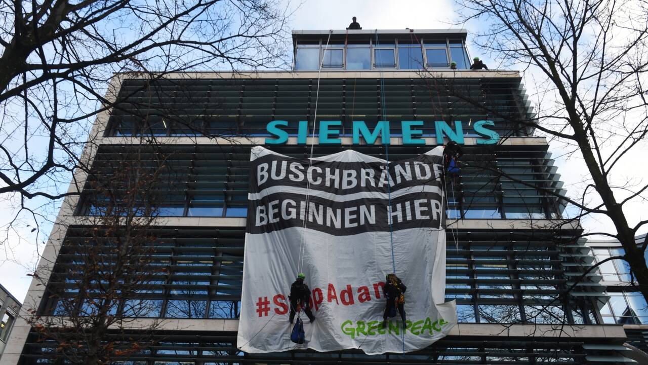 Siemens devient une cible privilégiée des défenseurs du climat