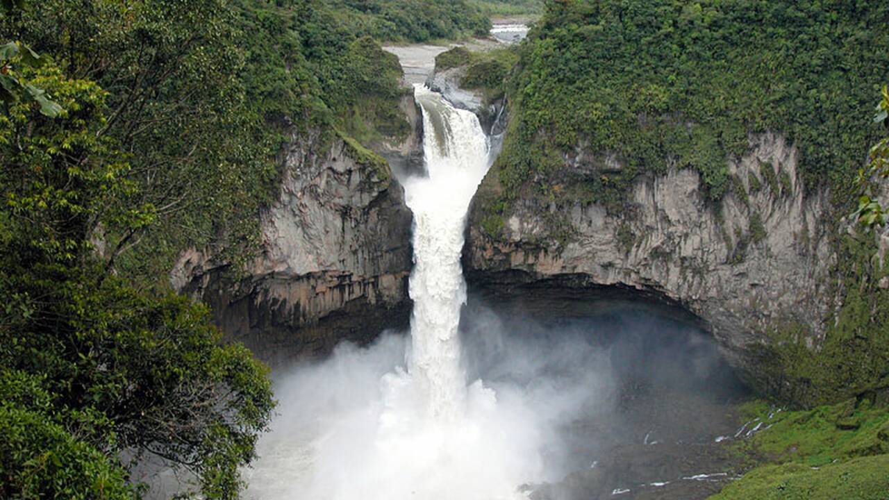 En Equateur, l'une des plus célèbres cascades a arrêté de couler
