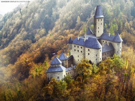 Sept châteaux médiévaux en ruines reconstruits virtuellement
