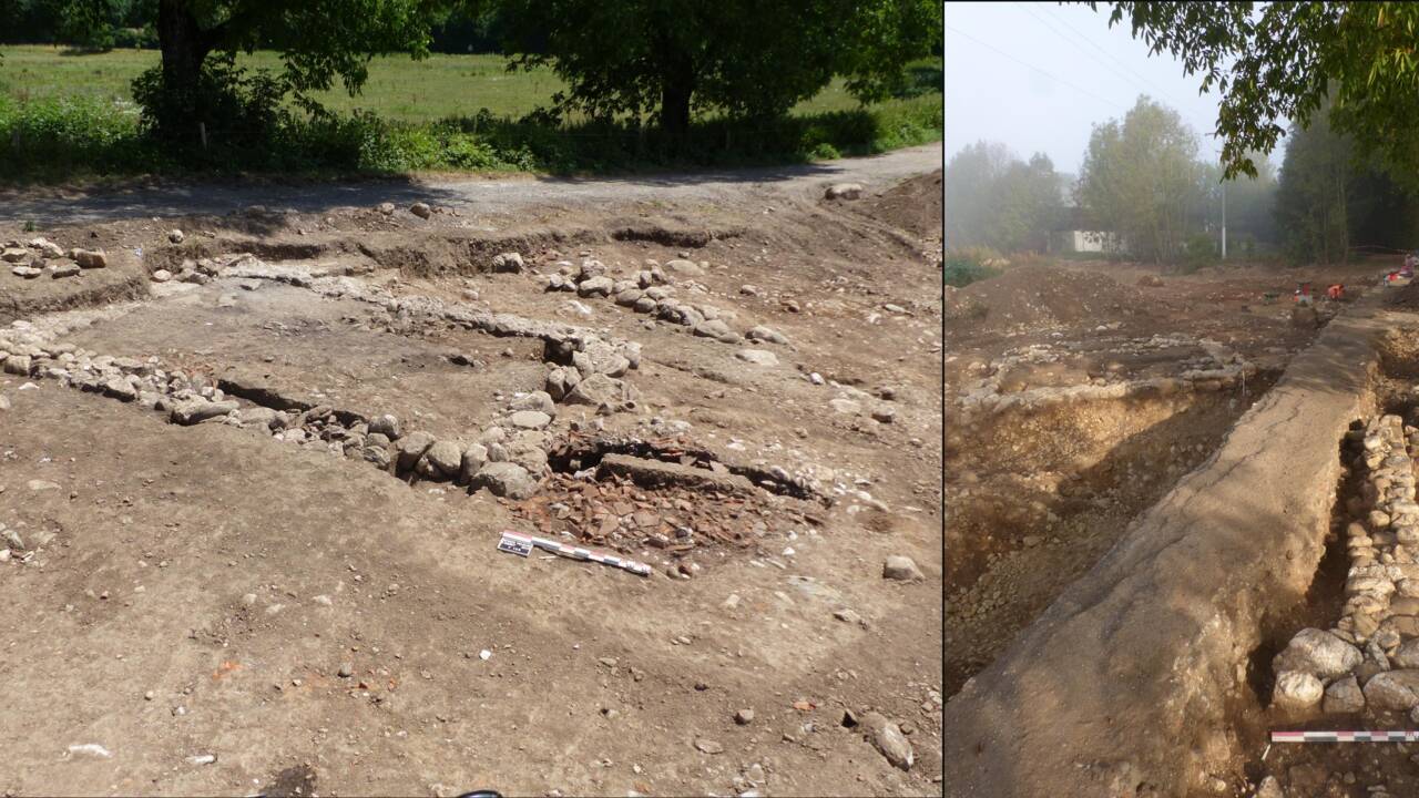 Des archéologues exhument les vestiges d'un sanctuaire antique en Haute-Savoie