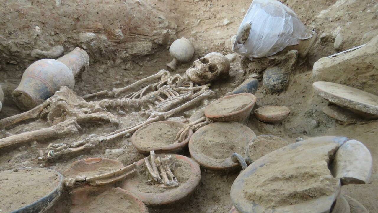 La tombe étrusque exhumée en Haute-Corse commence à révéler ses secrets