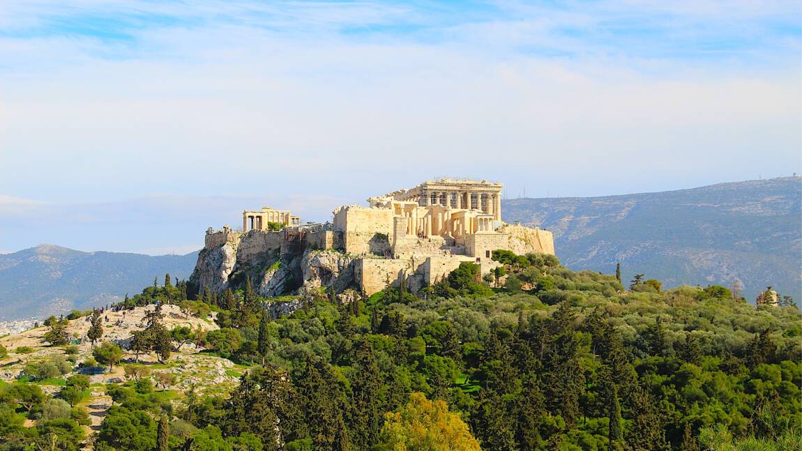 Grece L Acropole D Athenes Rouvre Apres Deux Mois De Confinement Geo Fr