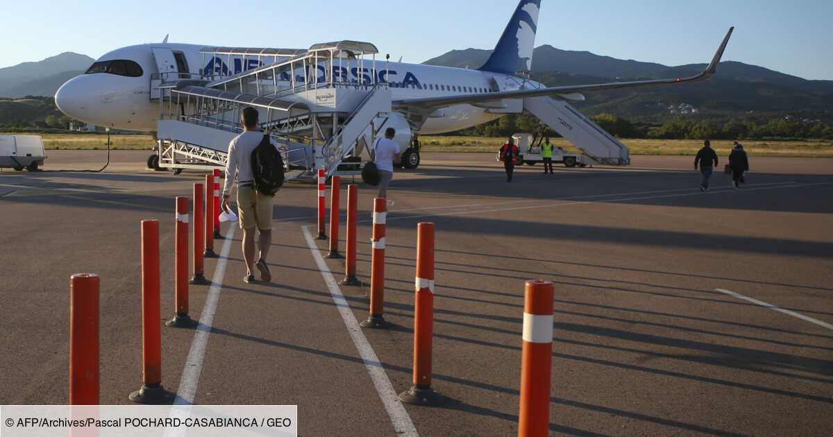 Distance Entre Paris Et La Corse En Avion Environnement: des députés proposent un "quota carbone individuel" pour