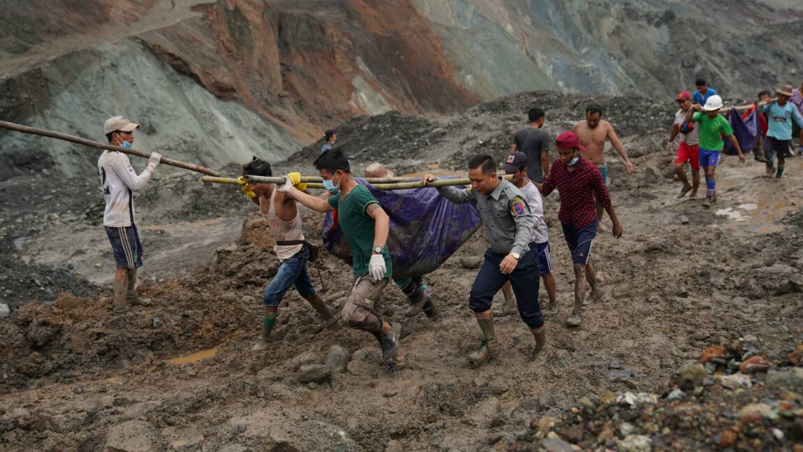 Birmanie: plus de 160 morts dans un glissement de terrain dans des mines de jade