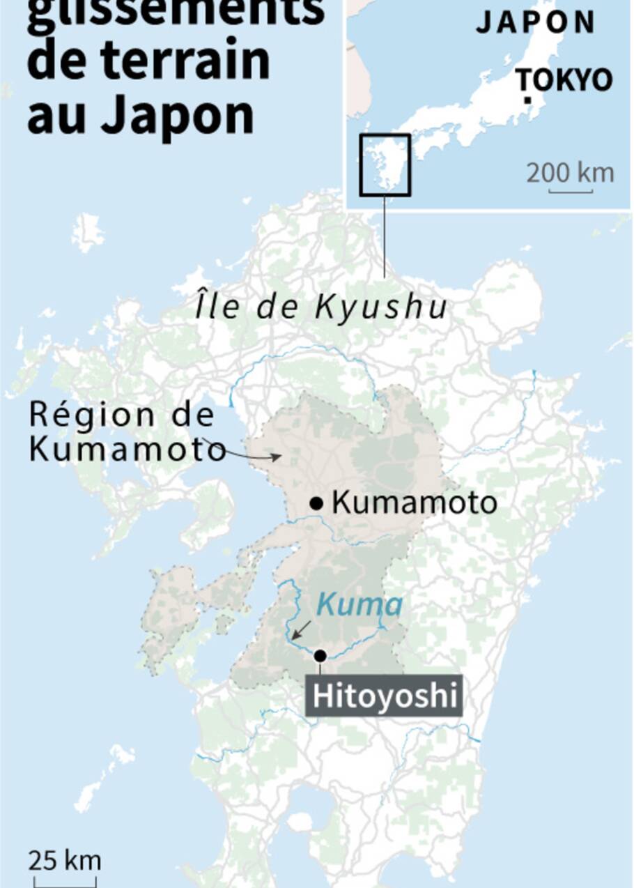 Inondations meurtrières au Japon: les secours retardés, le bilan humain s'alourdit