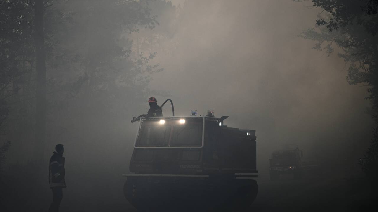 Incendie en Gironde: plus d'évolution du feu, surveillance continue