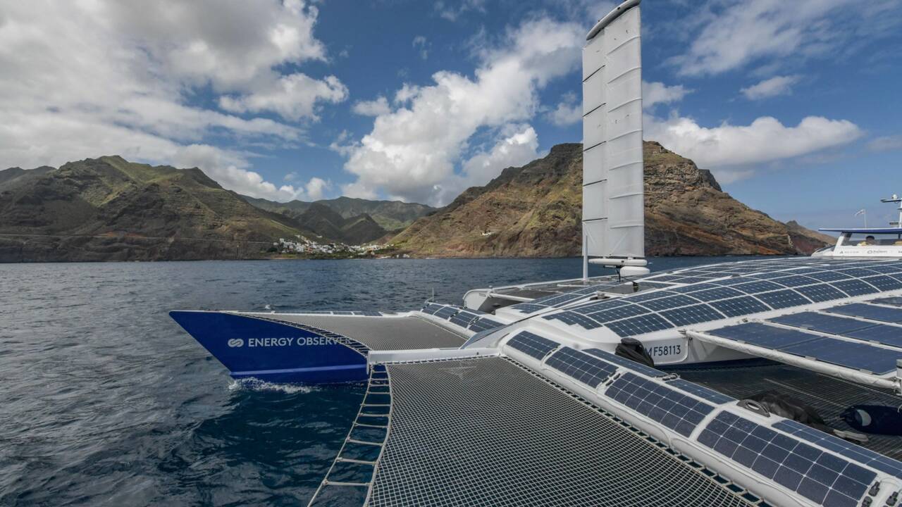 Visite guidée du bateau Energy Observer, ce laboratoire flottant 100% énergies propres