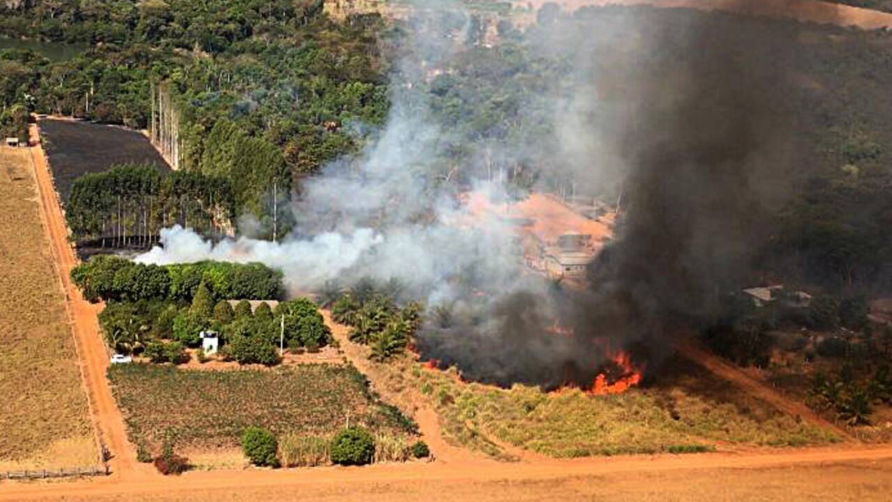 Brésil: record d'incendies en juillet au Pantanal