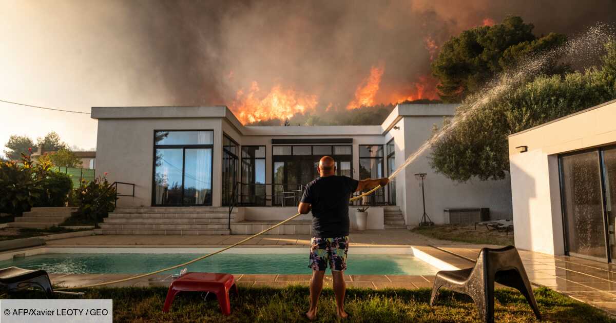 Incendie Pres De Marseille 2 700 Personnes Evacuees Le Feu Pas Encore Maitrise Geo Fr