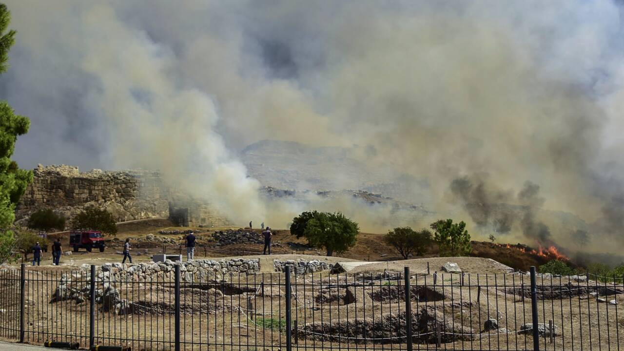 Grèce: pas de dégâts majeurs sur le site archéologique de Mycènes après un incendie