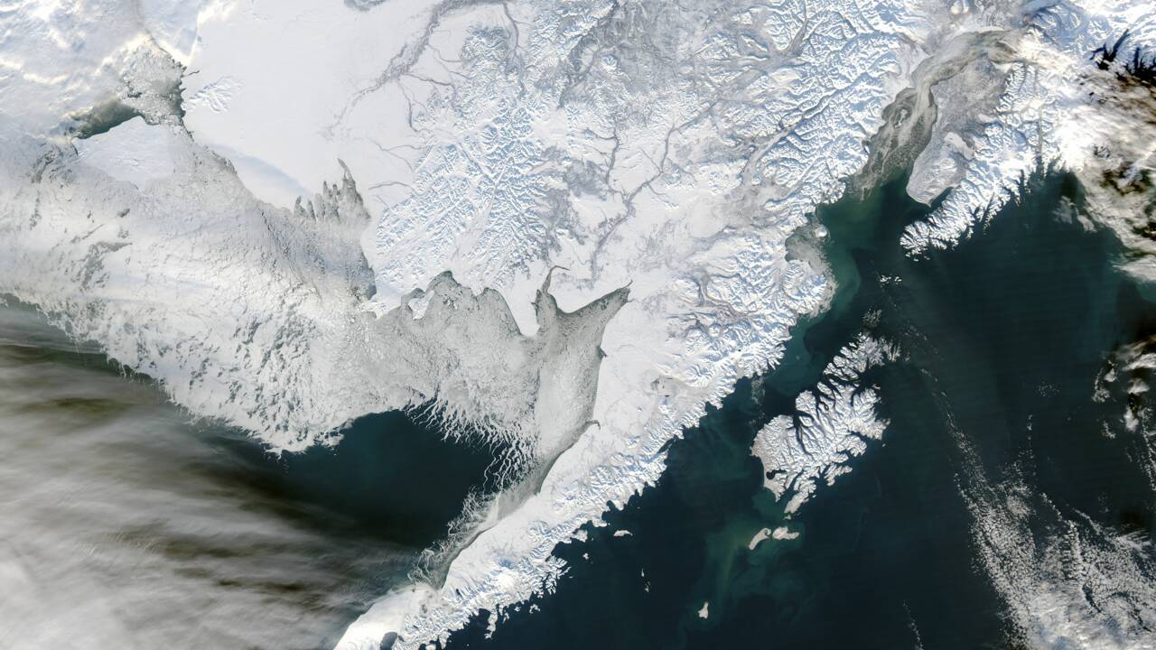 Les glaces de la mer de Béring à leur niveau le plus réduit en 5.500 ans