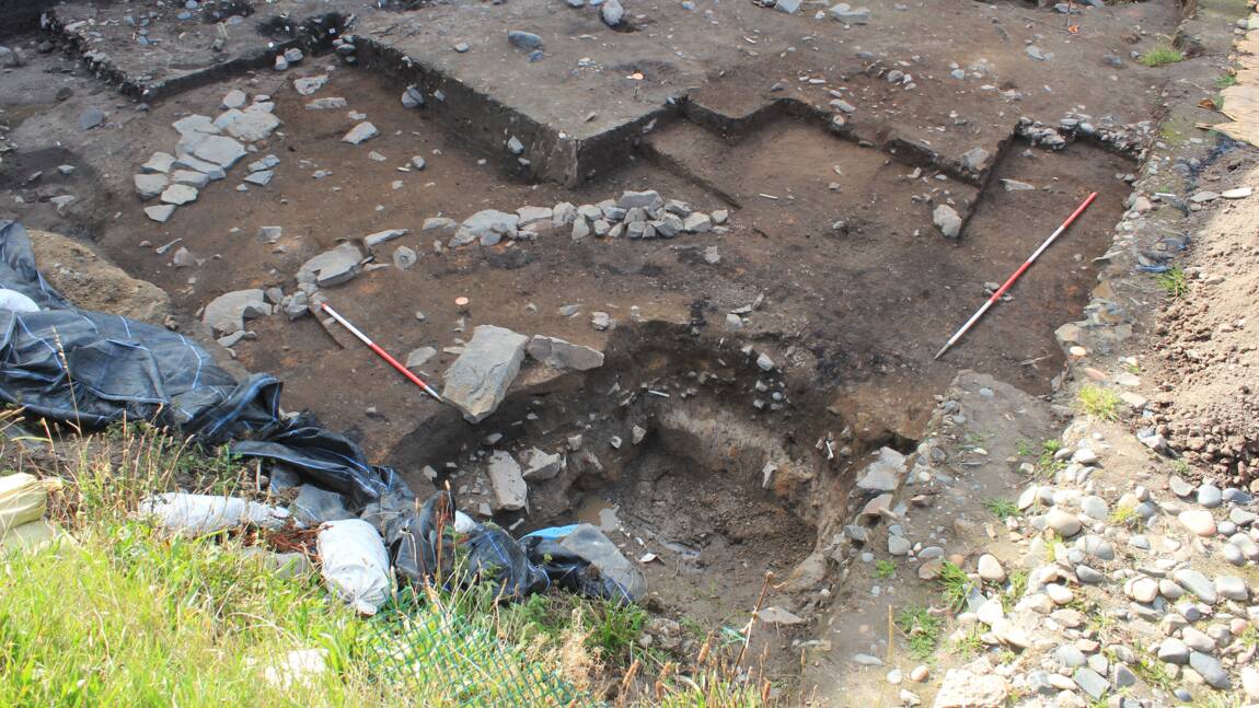 Des vestiges d'une rotonde romaine vieille de 2000 ans découverts dans un château anglais