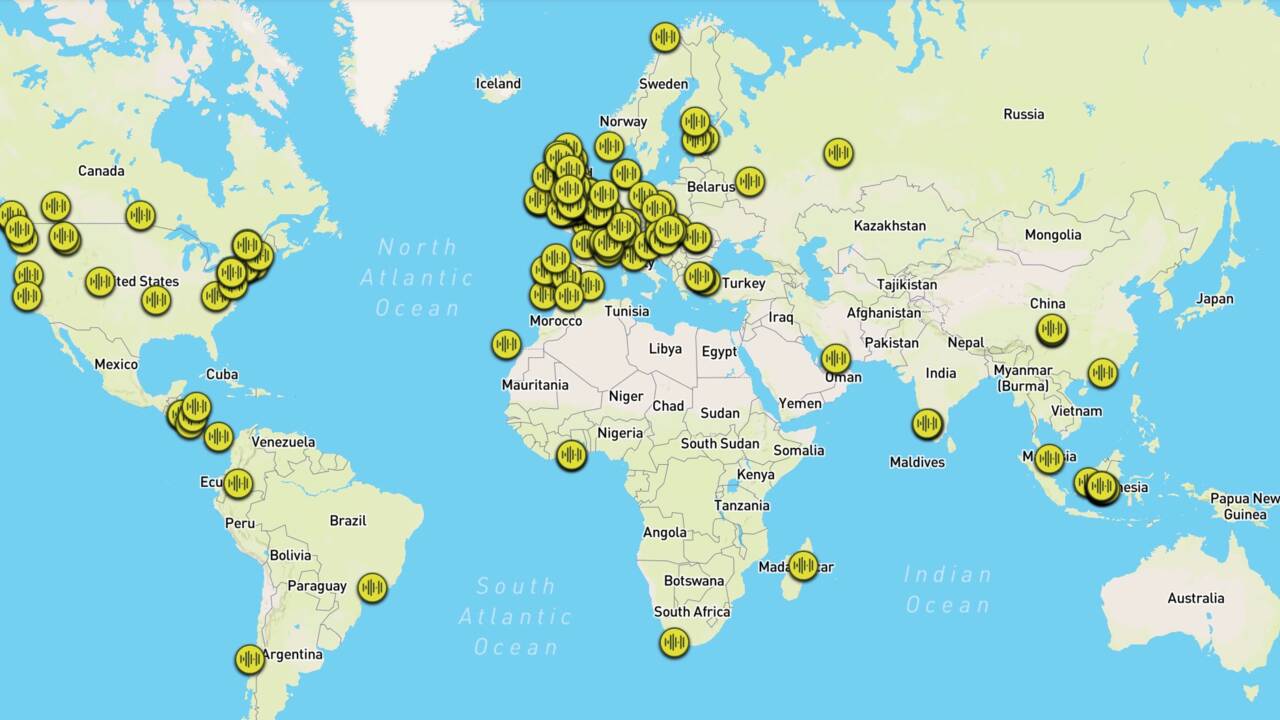 Ecoutez des sons des forêts du monde entier grâce à cette carte interactive