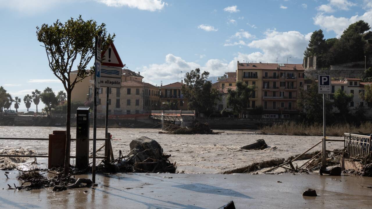 De la riviera italienne au Piémont, le désastre d'un déluge historique