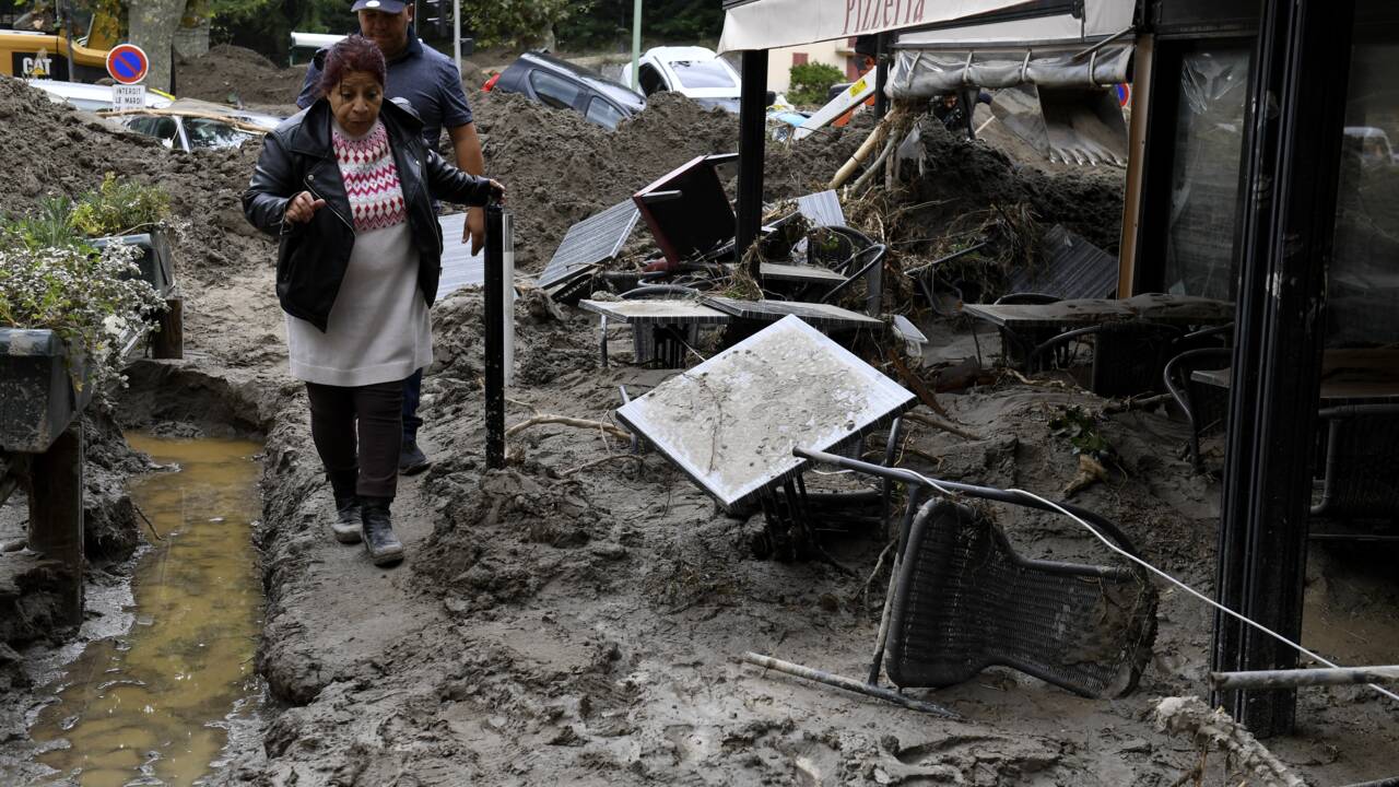 A Breil-sur-Roya, recouverte de boue, les habitants appellent à l'aide