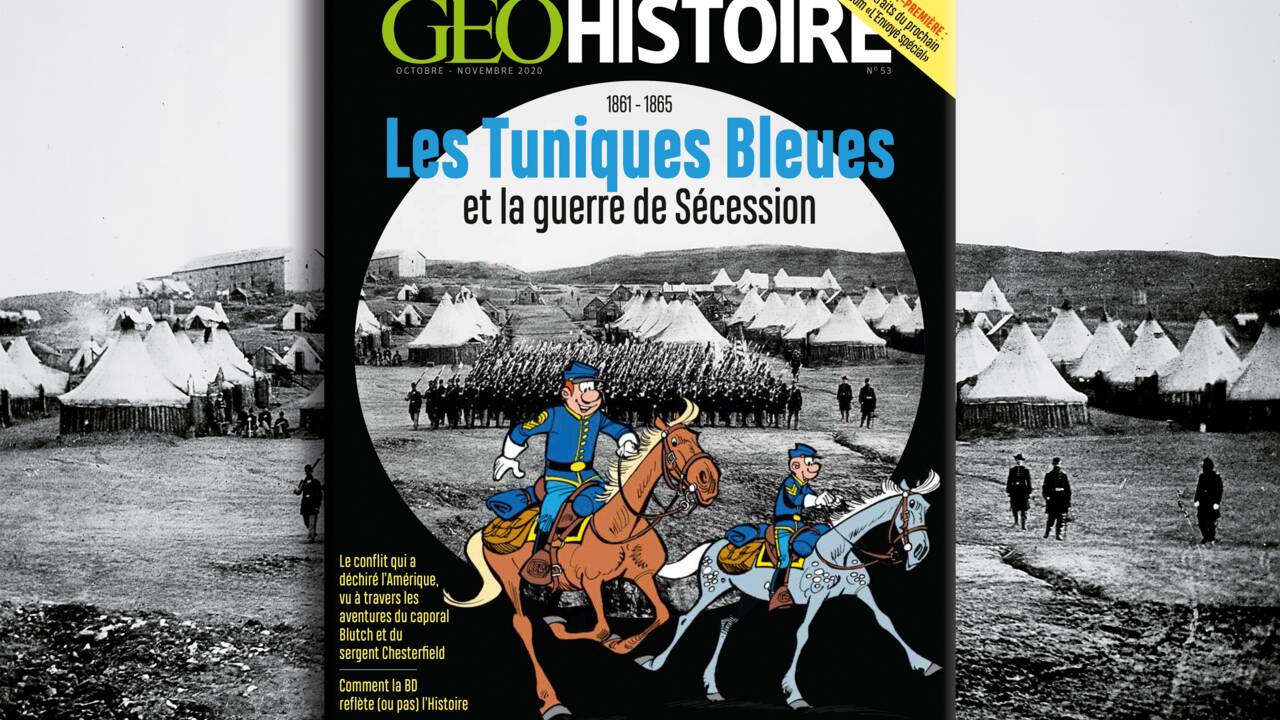 Les Tuniques Bleues et la guerre de Sécession au sommaire de GEO Histoire