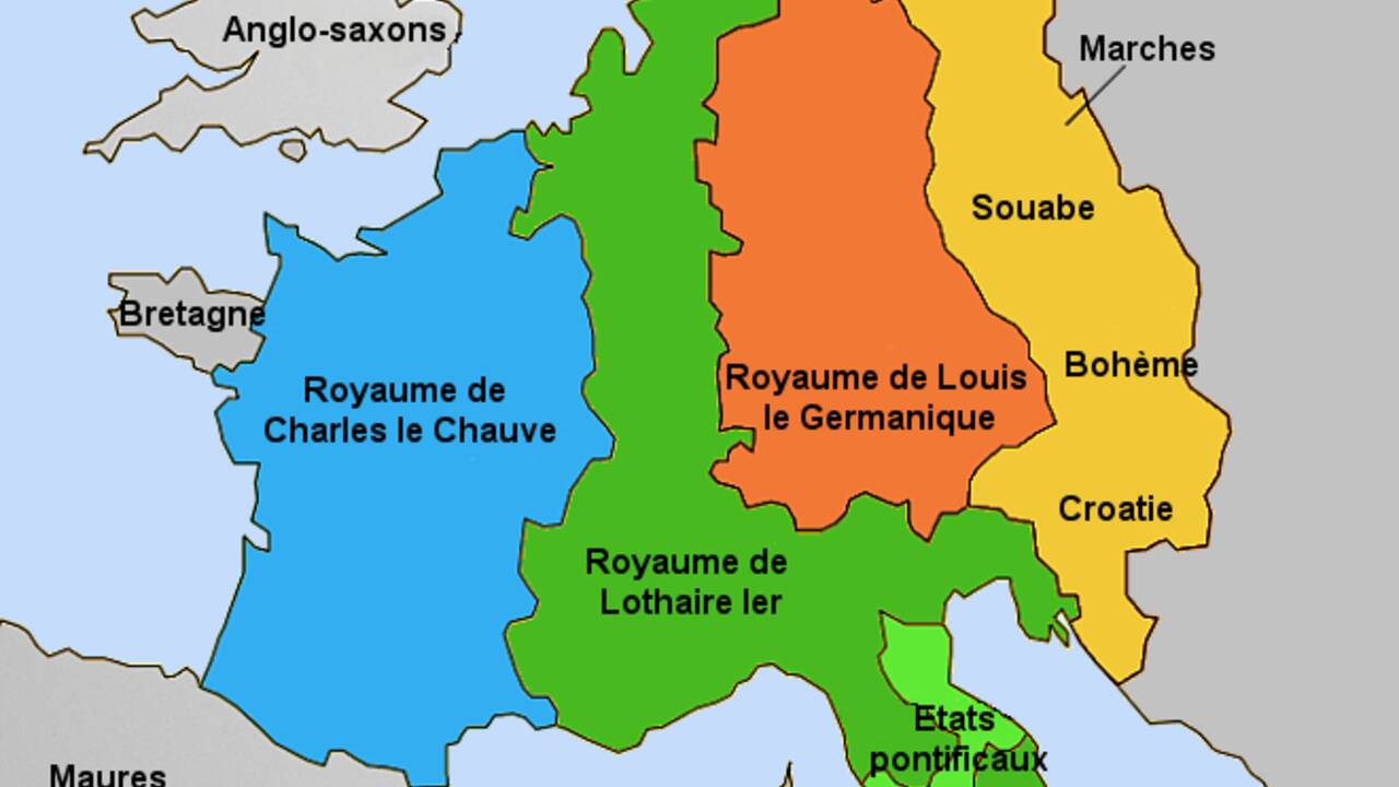 Le traité de Verdun de 843, ancêtre de l’Europe ?