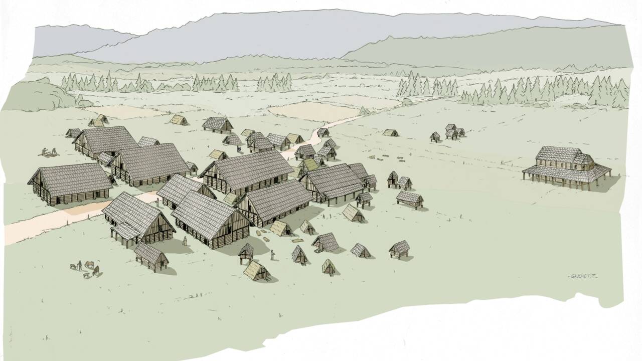 Doubs : des archéologues mettent au jour un village mérovingien unique en France