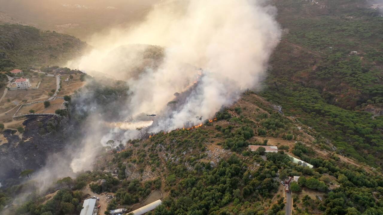 Les feux de forêt totalement maîtrisés en Syrie et au Liban