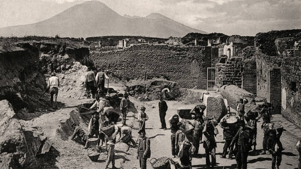 L'archéo dans le rétro (2/5) : les fouilles de Pompéi, la cité disparue aux mille trésors
