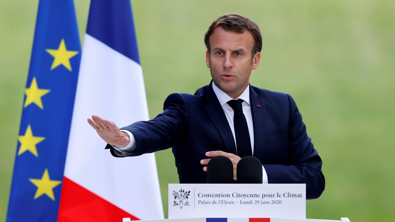 Séance d'explications pour Macron avec la Convention Climat