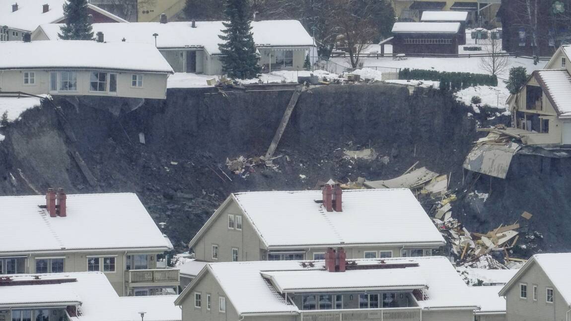 La Norvège frappée par "l'un des plus grands glissements de terrain" de son histoire