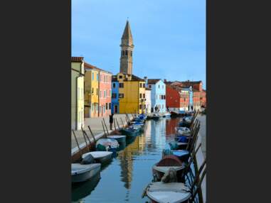 Dans la lagune de Venise, sur l’île de Burano
