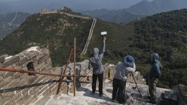 Des Archeologues Israeliens Revelent Une Portion Oubliee De La Grande Muraille De Chine Geo Fr