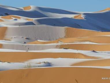 Algérie : des splendides photos de neige dans le désert du Sahara